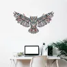 Colorful owl - removable - vinyl wall sticker