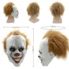 MáscaraScary payaso látex halloween máscara cosplay