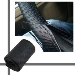 Leder Auto Lenkradabdeckung