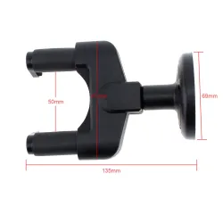 50mm väggmonterad gitarr hängare hållare icke-slip hook