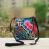 Etnisk mini axel broderade crossbody bag