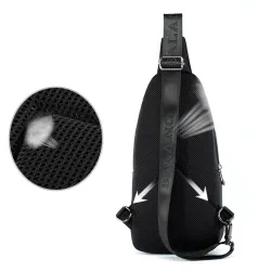 Vedenpitävä nylon crossbody laukku