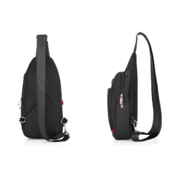 Vattentät nylon crossbody shoulder bag