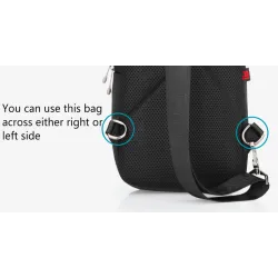 Vedenpitävä nylon crossbody laukku