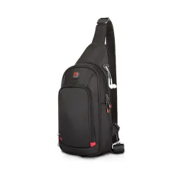Borsa a tracolla in nylon impermeabile