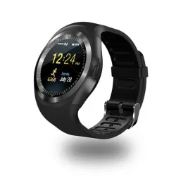 Bluetooth Y1 relógio inteligente com telefone Android compatível