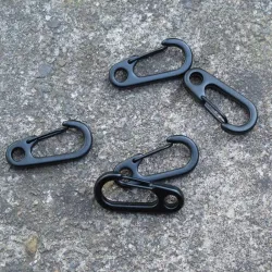 Outdoor & CampingCamping exterior de acero inoxidable carabiner hebilla gancho 10 piezas