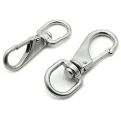 M4 monikäyttöinen kevätkoukku karabiner ruostumaton teräs 2 pc