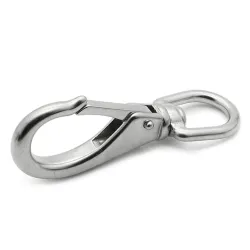M4 monikäyttöinen kevätkoukku karabiner ruostumaton teräs 2 pc