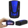 Detector de radarV7 16 LED pantalla coche anti radar láser detector de velocidad de alerta de voz