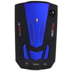 Detector de radarV7 16 LED pantalla coche anti radar láser detector de velocidad de alerta de voz
