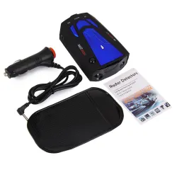 Detector de radarV7 16 LED pantalla coche anti radar láser detector de velocidad de alerta de voz