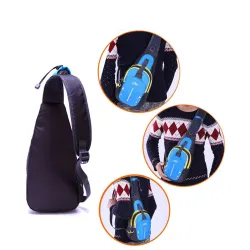 Vedenpitävä nylon rintalaukku reppuun