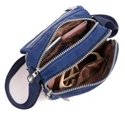 Borsa a tracolla in nylon impermeabile