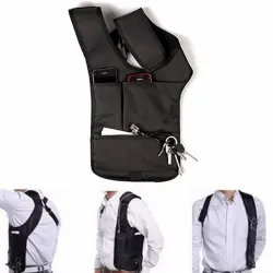 Sac à bandoulière caché antivol Nylon