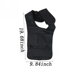Nylon anti-theft hidden underarm shoulder bag