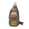 Waterproof nylon chest shoulder small bagTassen