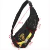 Vattentät nylon crossbody axelväska - ryggsäck