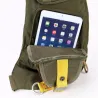 Waterproof nylon crossbody shoulder bag - backpack
