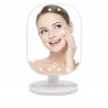 MaquillajeDoble espejo de maquillaje LED ajustable