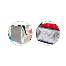 Portable thermal canvas lunchpåse