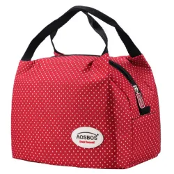 Portable thermal canvas lunchpåse