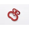 Multifunktion utomhus camping aluminium rep hängare buckle 5 pcs