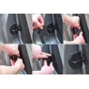Auton ovilukko suojaa korroosiota Ford Focus 2 2005-2013 4 pc