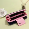 Pitkä nahka naisten lompakko