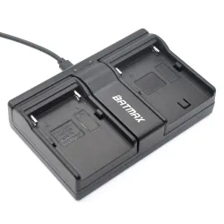 Batería / cargadorNP-F960 NP-F970 NP F930 cargador doble de batería para SONY F950 F330 F550 F570 F750 F770 MC1500C HD1000C