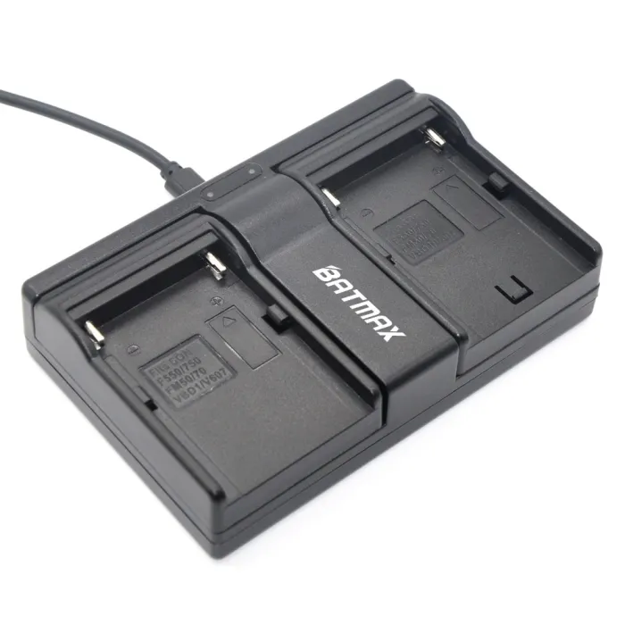 NP-F960 NP-F970 NP F930 Batteri Dual Charger för SONY F950 F330 F550 F570 F750 F770 MC1500C HD1000C