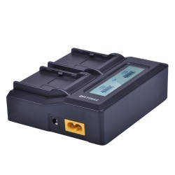 Batería / cargadorCargador de batería HD LCD dual li-Ion para Topcon BT 65Q BT65Q GTS 900  GPT 9000