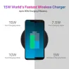 Samsung Galaxy S9 S8 S7 iPhone 8 / X / 8 Plus UMIDIGI Q1 15W trådlös snabbladdare