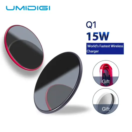 Samsung Galaxy S9 S8 S7 iPhone 8 / X / 8 Plus UMIDIGI Q1 15W nopea lataus