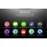 Bluetooth Y1 -älykello puhelimella Android-yhteensopiva