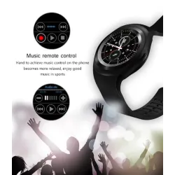 Ropa inteligenteBluetooth Y1 reloj inteligente con teléfono Android compatible