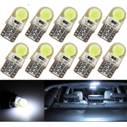 Lâmpada de luz de carro COB LED T10 W5W 10 pcs