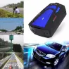 Detector de radarV7 16 LED pantalla coche anti radar láser detector de velocidad de alerta de voz