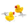 Yellow duck cufflinks