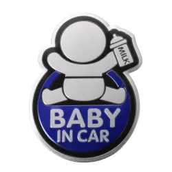 PegatinasBABY EN CAR reflectante pegatina de coche 3D impermeable