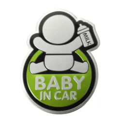 PegatinasBABY EN CAR reflectante pegatina de coche 3D impermeable