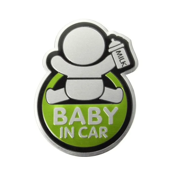 PegatinasBABY EN CAR reflectante pegatina de coche 3D impermeable