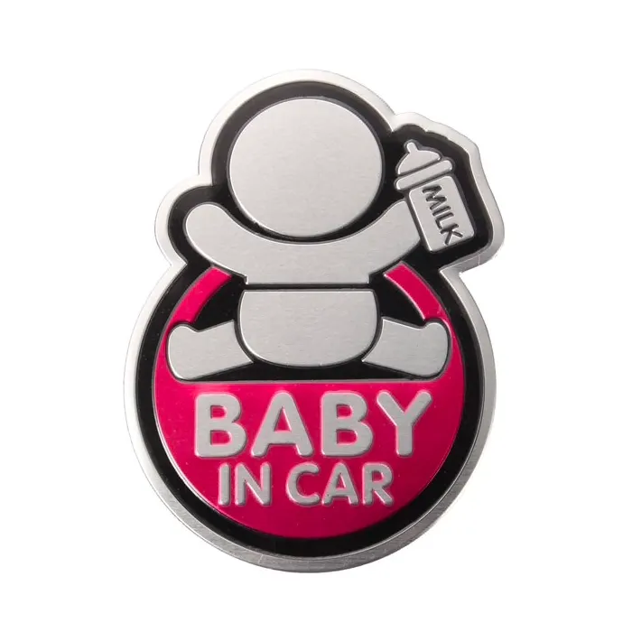 BABY IN CAR riflettente 3D autoadesivo impermeabile