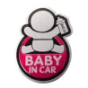 BABY IN CAR riflettente 3D autoadesivo impermeabile