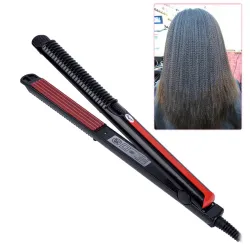 Alisador de cabelo elétrico ferro ondulado com controle de temperatura