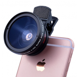 iPhone 6 Plus 5S 4S Samsung S6 S5 Note 4 HD super bred vinkel super makro kamera lins kit