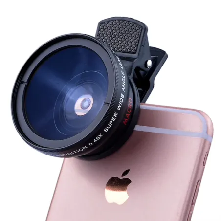 iPhone 6 Plus 5S 4S Samsung S6 S5 Note 4 HD super bred vinkel super makro kamera lins kit