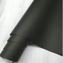 Moottoripyörä – skootter – matte black vinyl wrap tarra