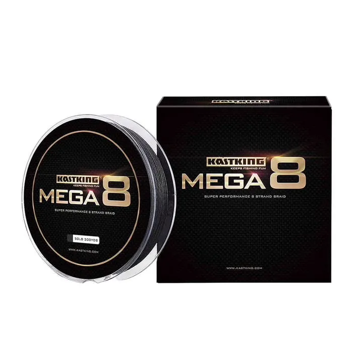 Mega8 super forte 274M 8 brins tièdes PE corde de pêche tressée corde multifilament