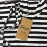 Striped hooded dress with pocketsDresses